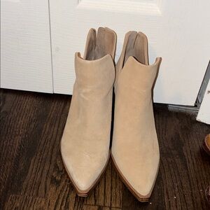 Vince Camuto Tan Ankle Booties